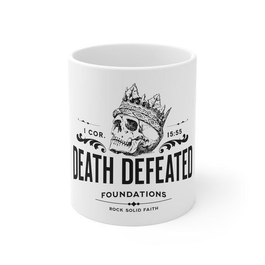 Death Defeated Ceramic Mug 11oz