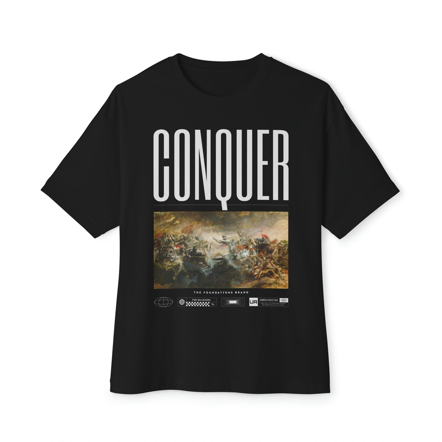 Conquer Unisex Oversized Boxy Tee