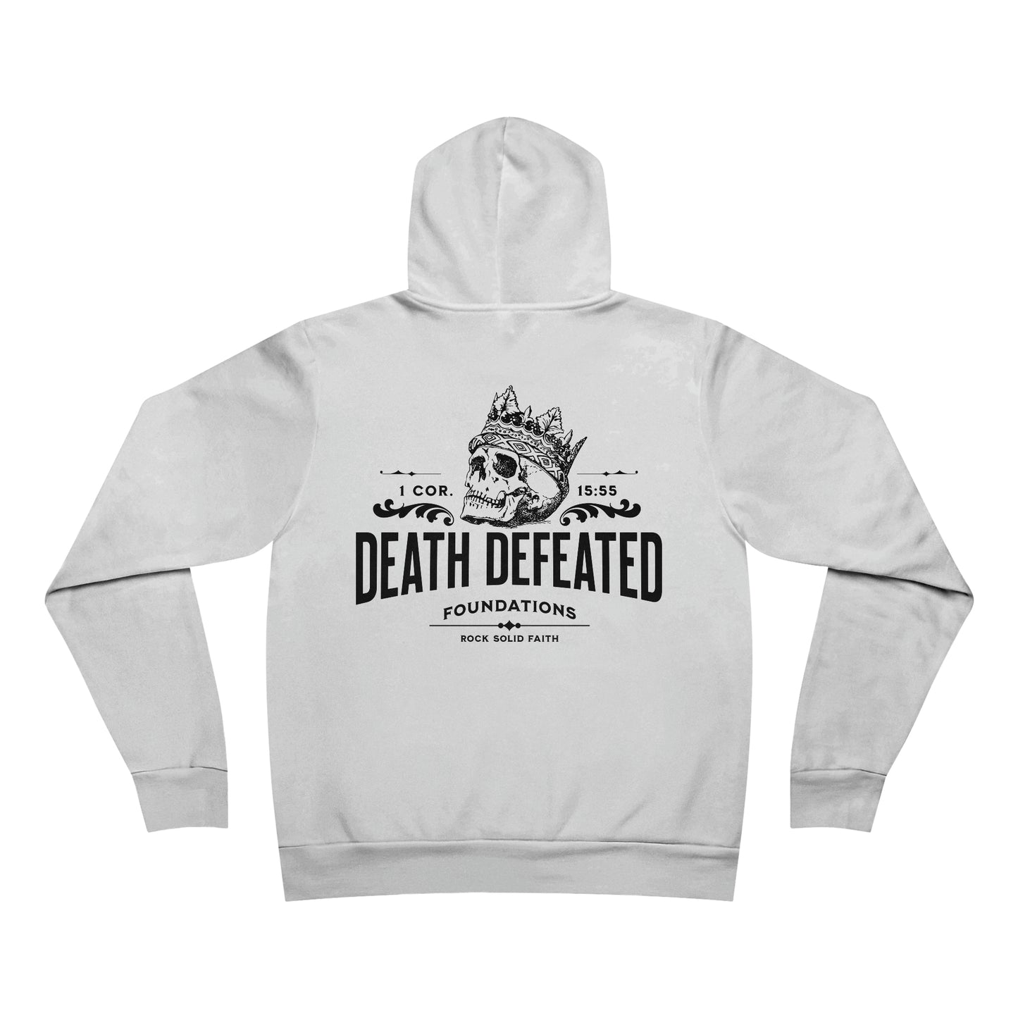 Death Defeated Unisex Sponge Fleece Pullover Hoodie