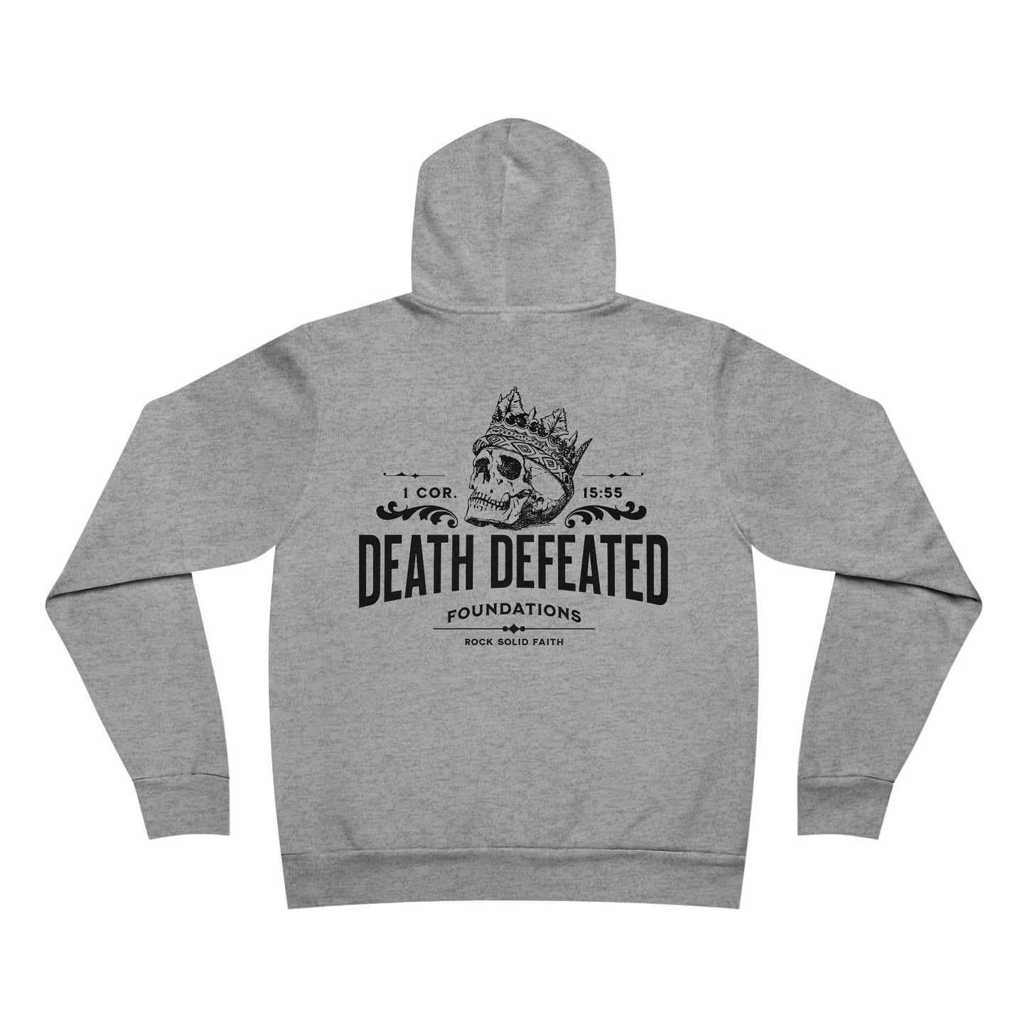 Death Defeated Unisex Sponge Fleece Pullover Hoodie