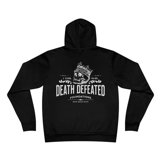 Death Defeated Unisex Sponge Fleece Pullover Hoodie