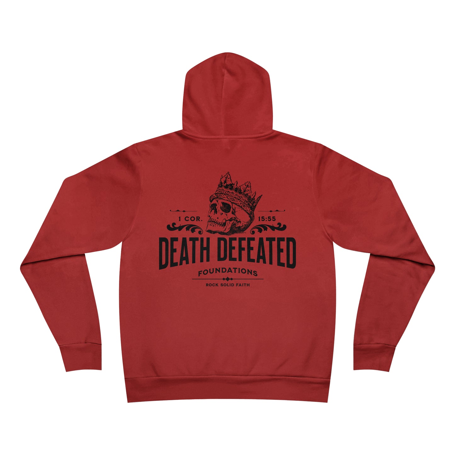 Death Defeated Unisex Sponge Fleece Pullover Hoodie